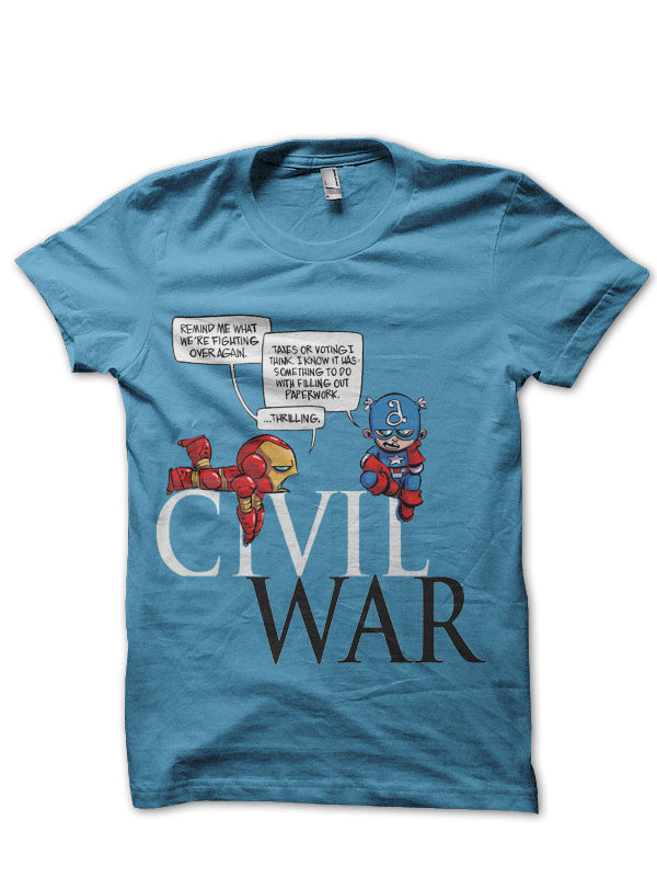 Civil War Light Blue T-Shirt