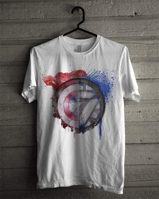 Civil War White Tee Style003