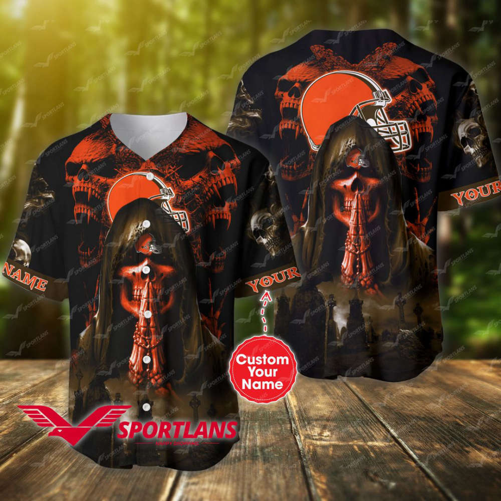 Cleveland Browns Personalized Baseball Jersey - lylyprint.com