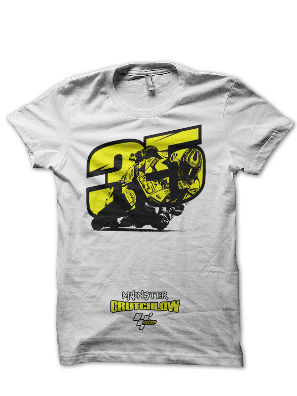 Monster Crutchlow Moto GP White T-Shirt