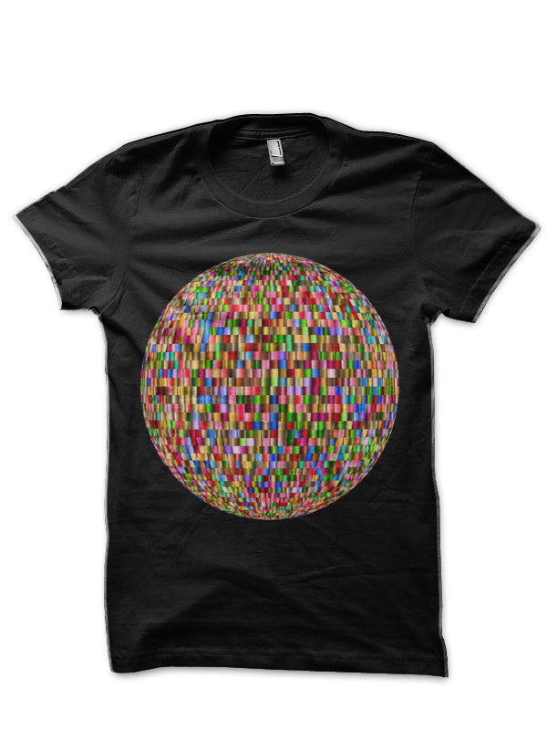 Color Ball Black T-Shirt