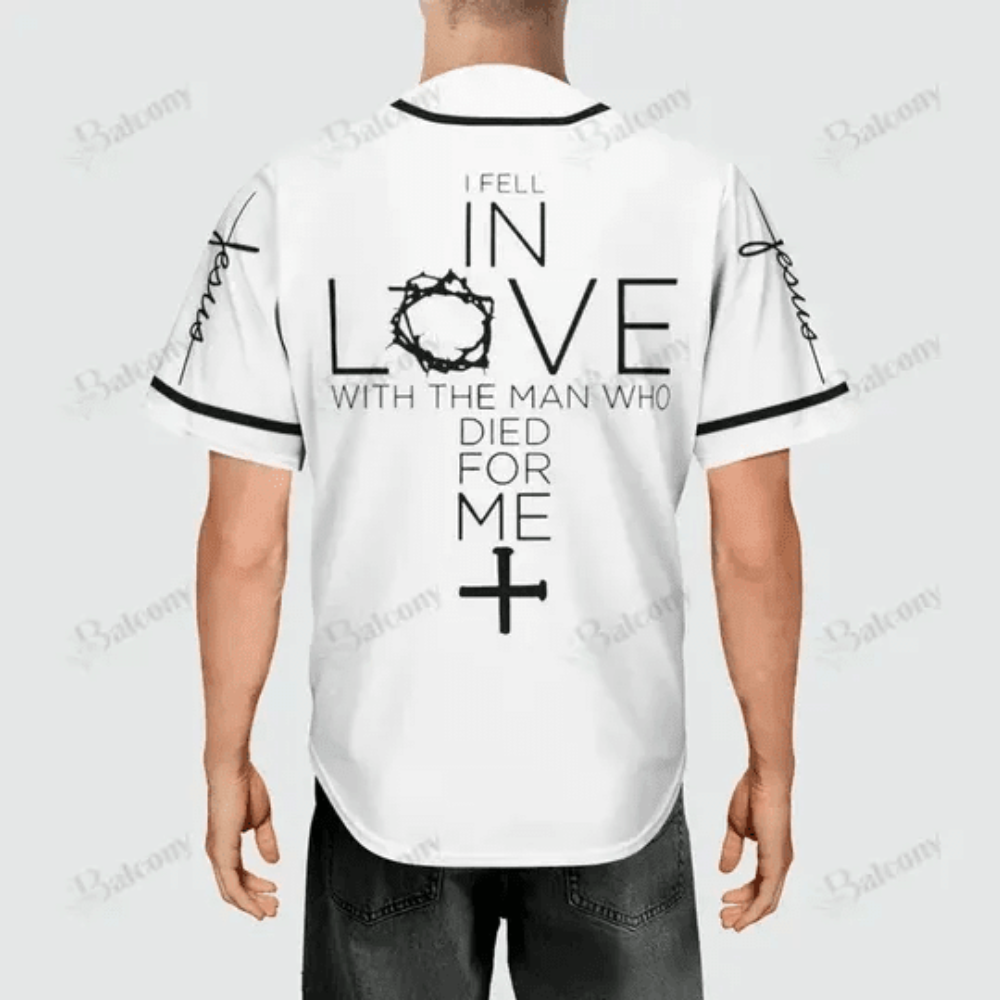 Colorful Jesus I Feel In Love Baseball Jersey Adult Unisex S-5XL Full Size - Aopprinter
