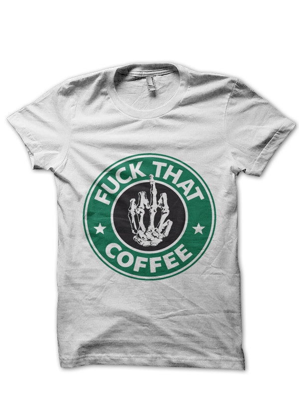 Coffee White Tee
