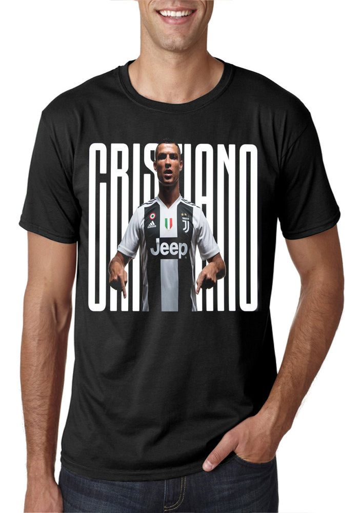 CR7 Juventus FC Black T-Shirt