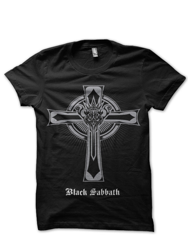 Cross Sabbath Logo Black T-Shirt