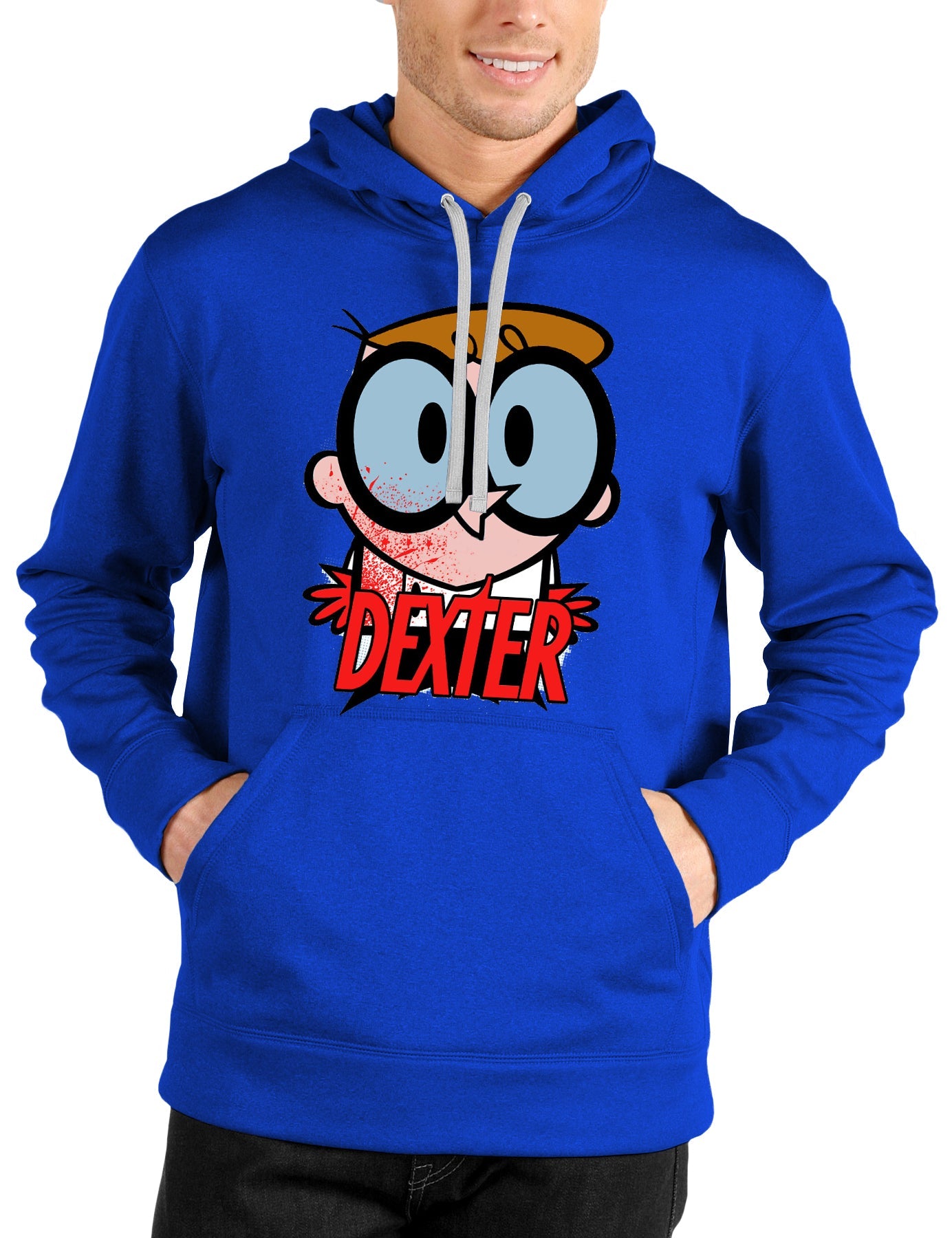 Dexter Royal Blue Hooded Sweatshirt