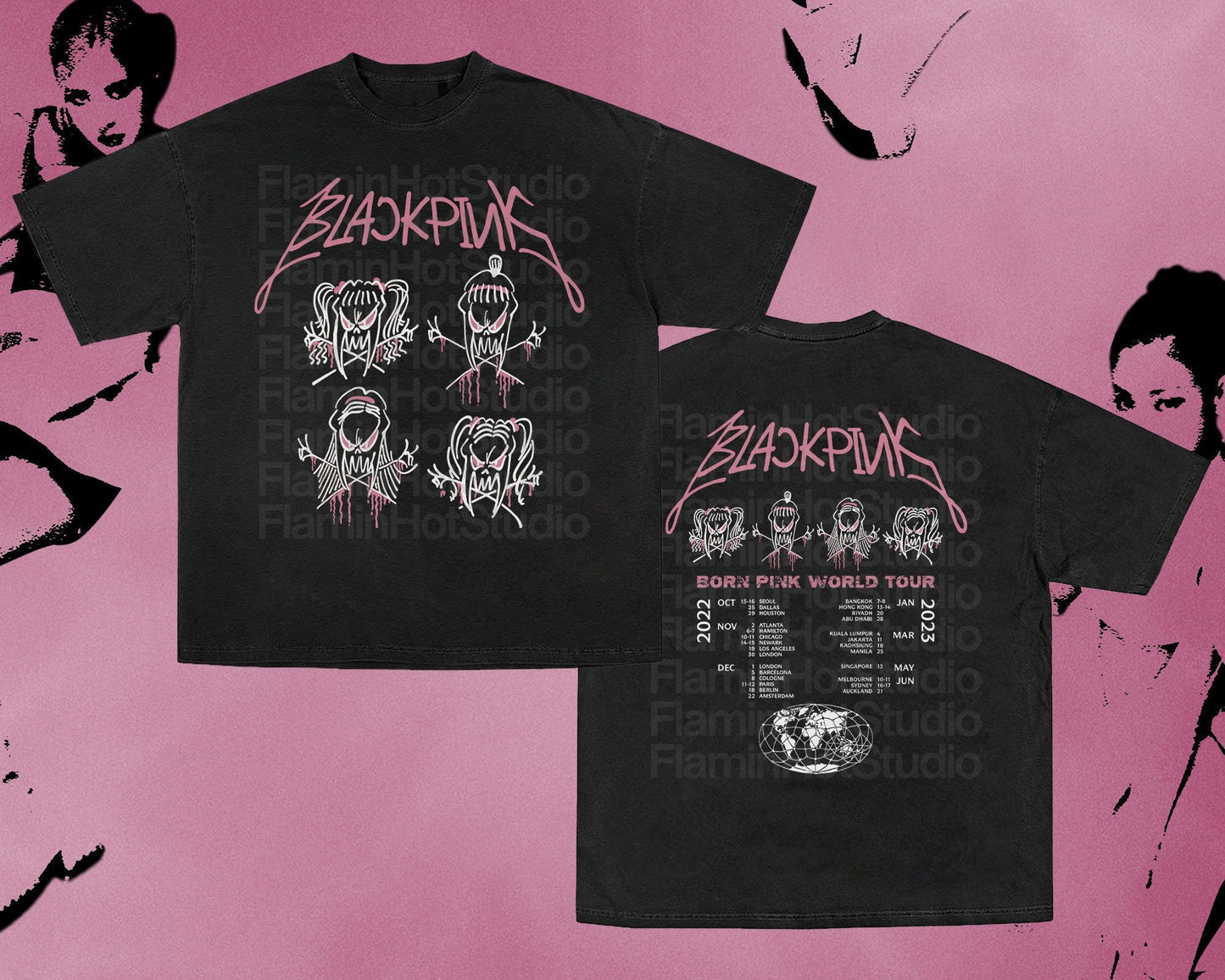 Blackpink Born Pink 2022 World Tour Unisex Shirt