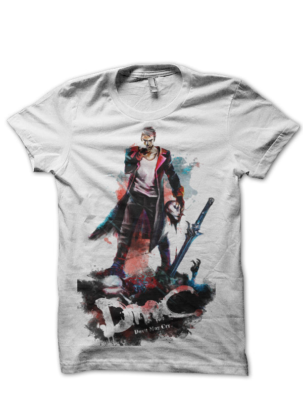 Devil May Cry White Tee Style001