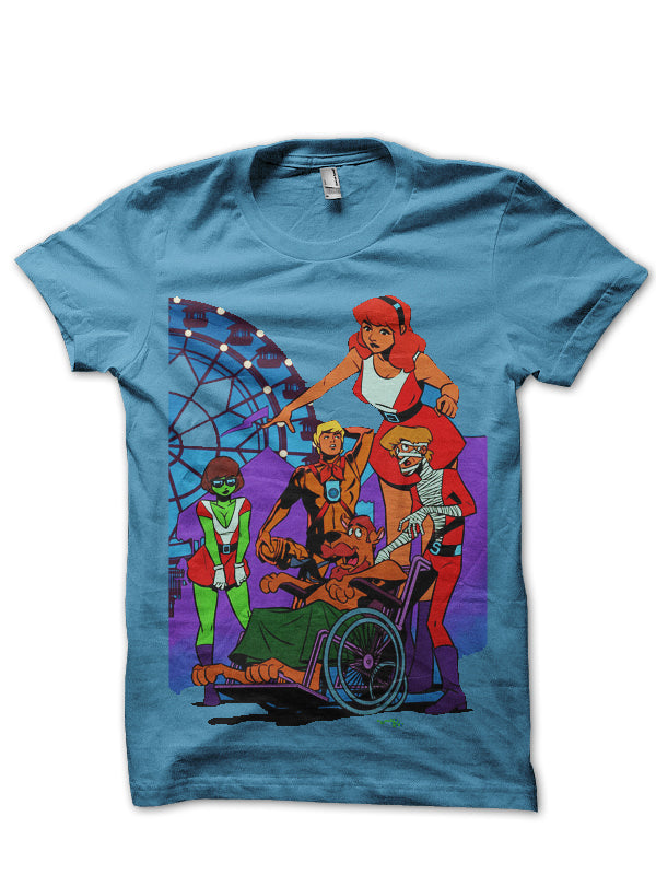 Doom Patrol Half Sleeve Light Blue T-Shirt