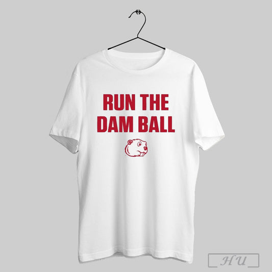 The Beaver Run The Dam Ball Minot State T Shirt Sweatshirt Poster
