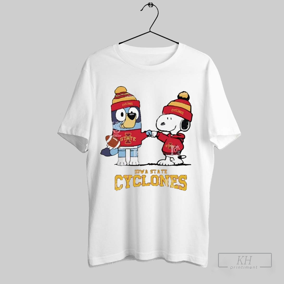 Top Iowa State Cyclones Snoopy And Bluey Football 2025 Shirts