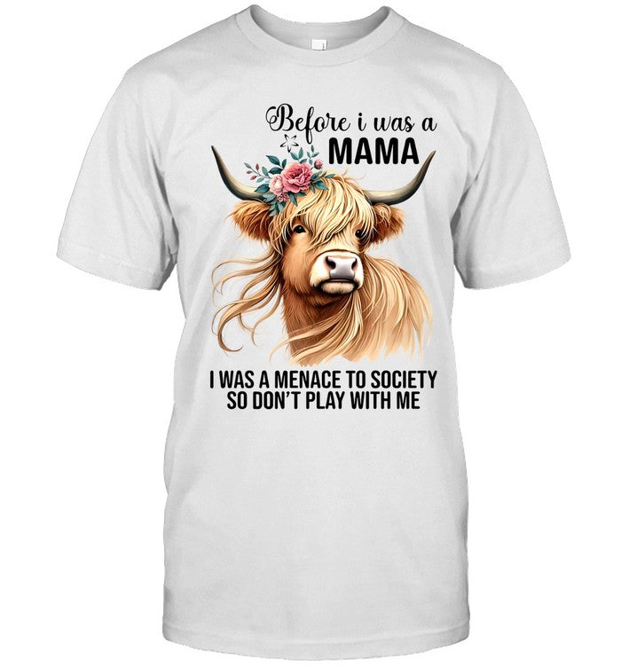 BEFORE I WAS A MAMA I WAS A MENACE TO SOCIETY SO DON'T PLAY WITH ME