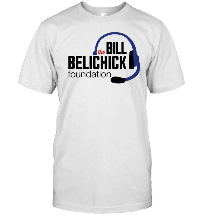 Belichick Wearing The Bill Belichick Foundation Shirt