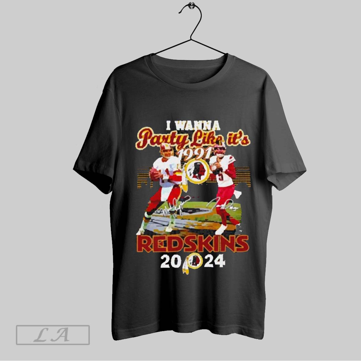 Top I Wanna Party Like Its 1991 Washington Commanders Redskins 2024 T Shirt