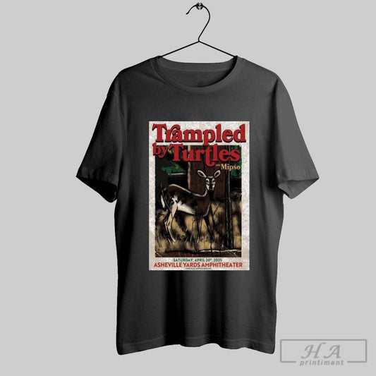 Trampled By Turtles April 26 2025 Asheville Yards Amphitheater Nc Event Poster Shirt