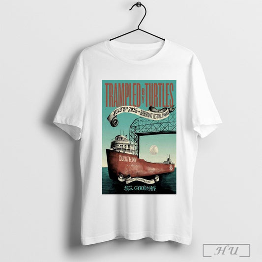 Trampled By Turtles July 5 2025 Bayfront Festival Park In Duluth Mn T Shirt