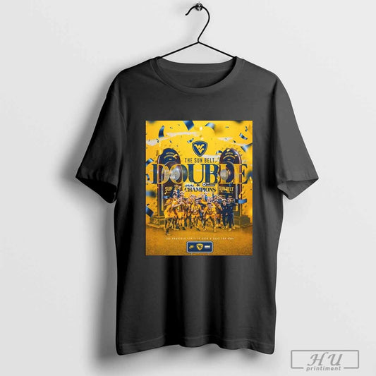 West Virginia Mountaineers Men’s Soccer Sun Belt Champions 2024 Shirt
