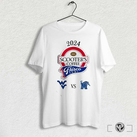 West Virginia Mountaineers Vs Memphis Tigers 2024 Frisco Bowl Matchup Ncaa Division Shirt