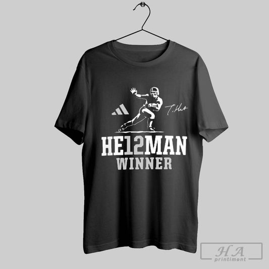 Travis Hunter Heisman Winner Cotton Signature Shirt