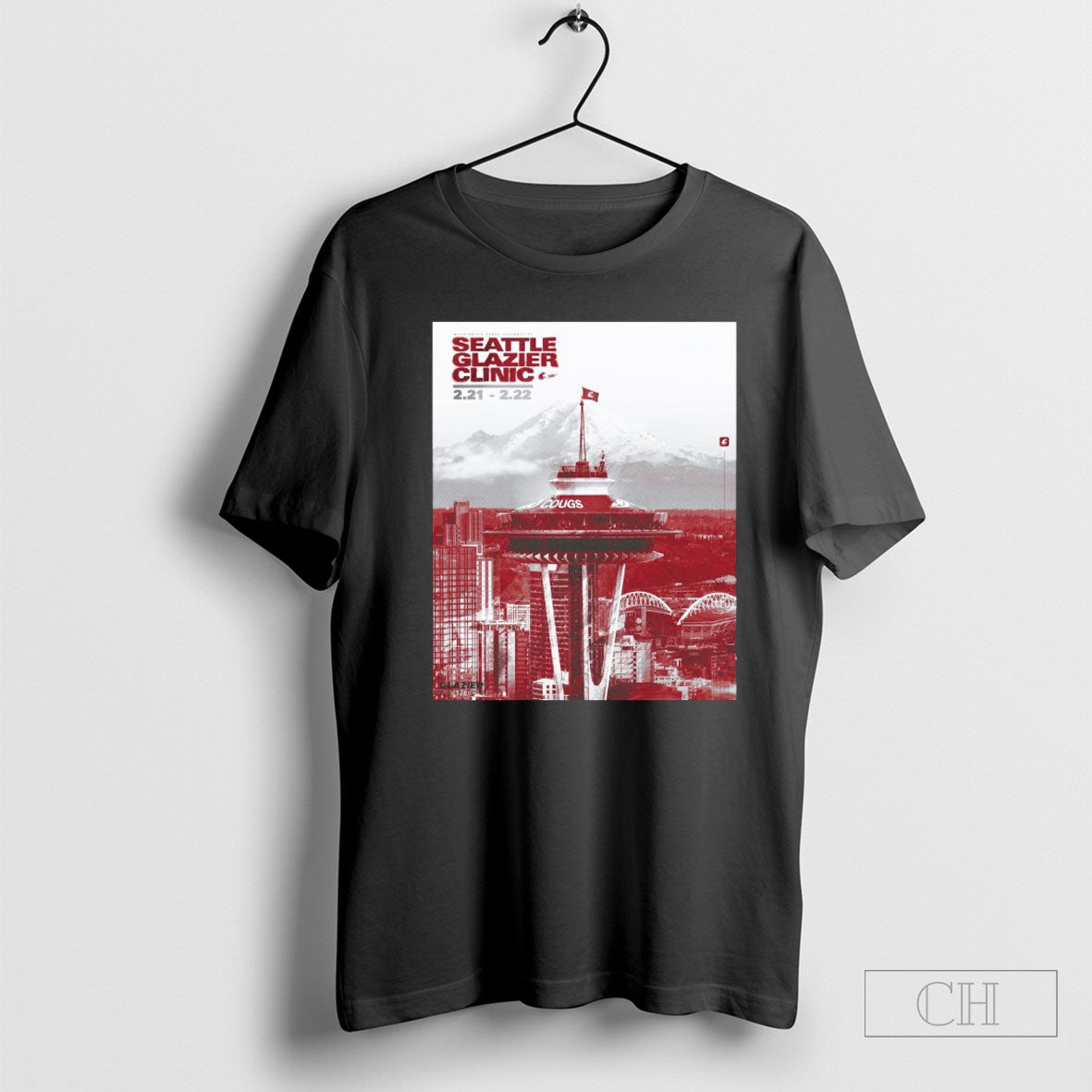 Washington State Cougars Football Seattle Glazier Clinic Feb 21 22 2025 T Shirt