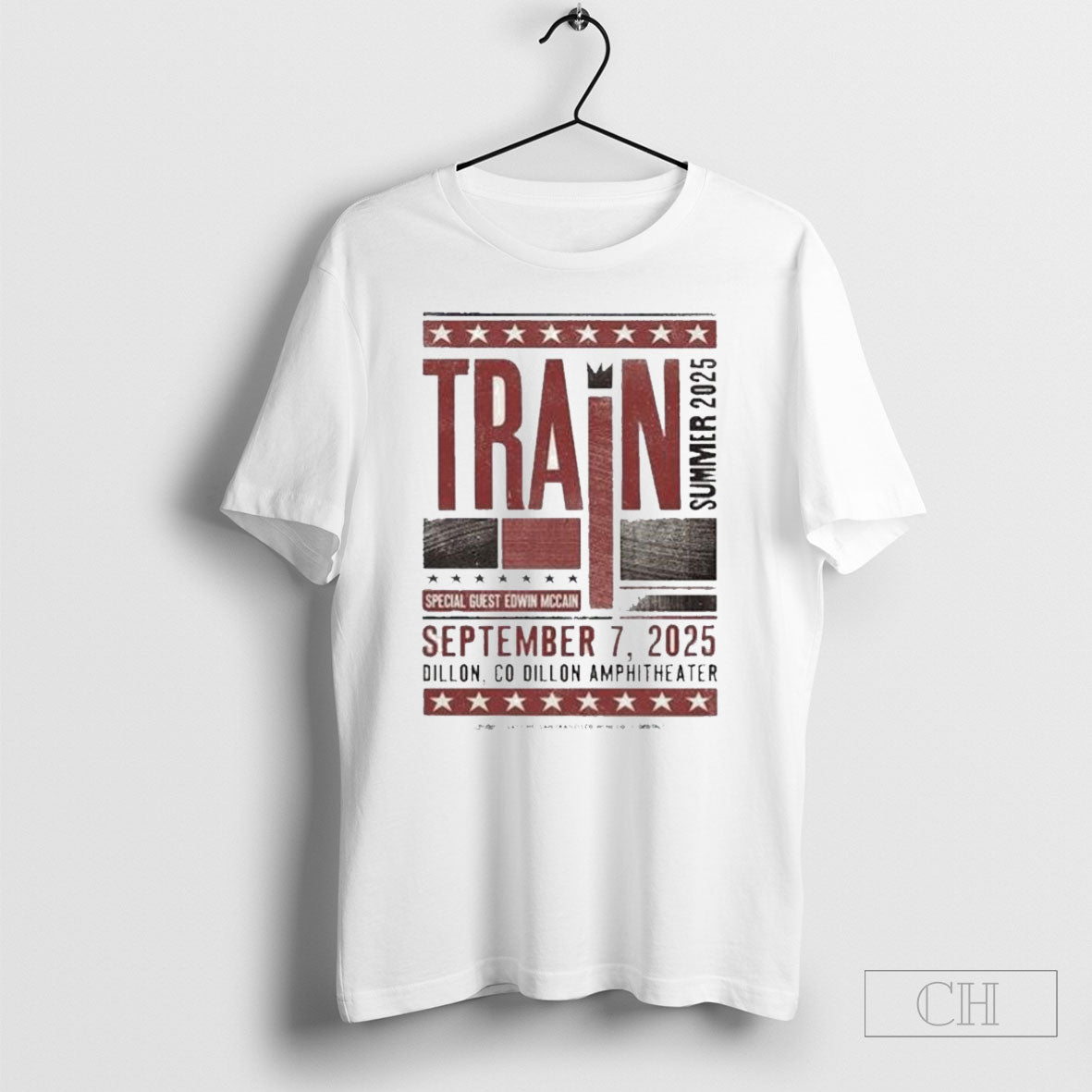 Train Summer Tour 2025 Edwin Mccain T Shirt