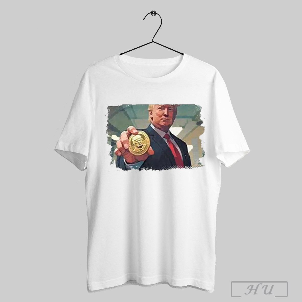Trump Meme Crypto Coin 2025 T Shirt Sweatshirt Hoodies Poster
