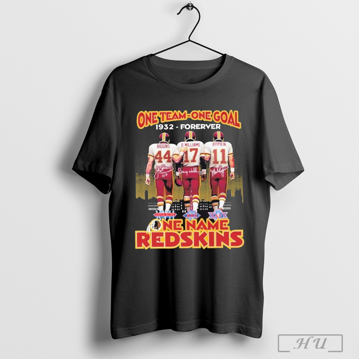 Washington Redskins One Team One Goal One Name Since 1932 T Shirt
