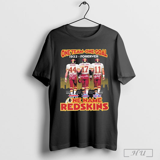 Washington Redskins One Team One Goal One Name Since 1932 T Shirt