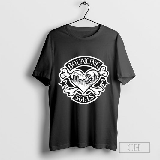 The Bouncing Souls Rocker Heart Holiday T-shirt