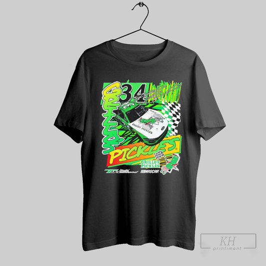 Todd Gilliland Front Row Motorsports Black Grillos Pickles Car T Shirt T Shirt