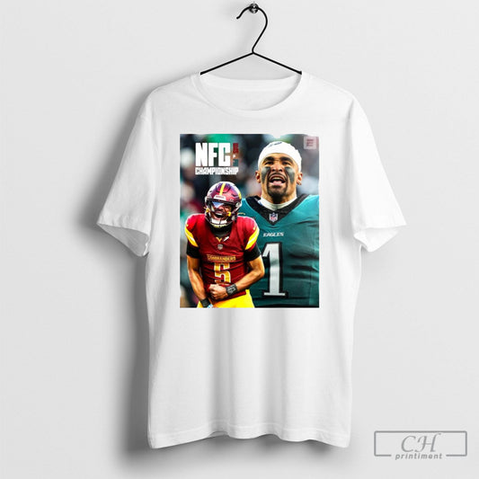 Washington Commanders Vs Philadelphia Eagles Nfc Championship A Trip To The Super Bowl On The Line Poster Shirts