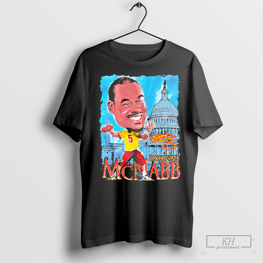 Washington Redskins Donovan McNabb cartoon vintage shirt