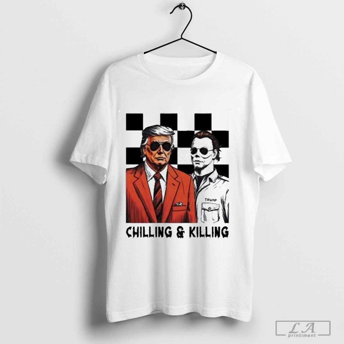 Trump Michael Myers Chilling And Killing Shirt