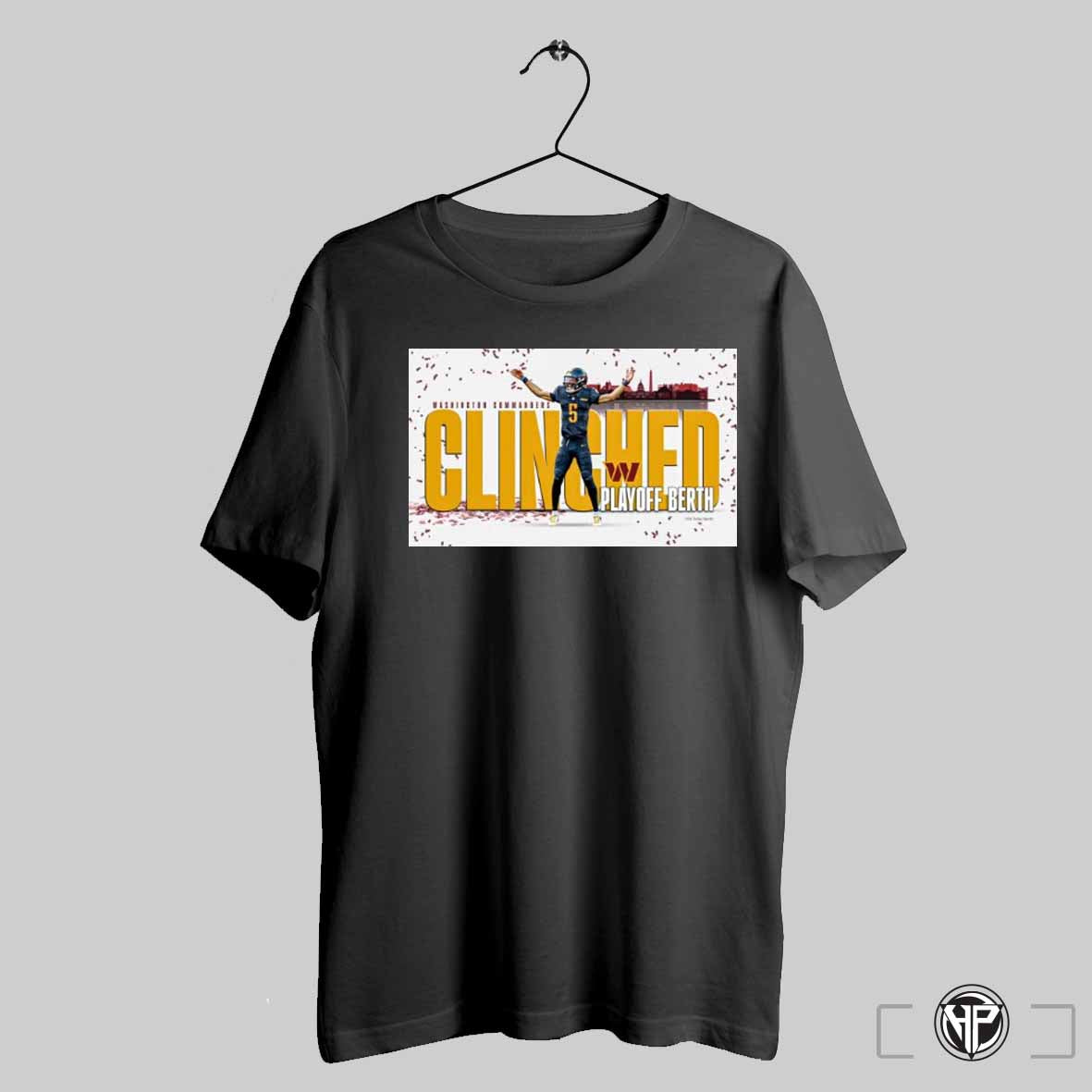 Washington Commanders Nfl Clinched Playoff Berth 2024 Shirt Trending Sweatshirt