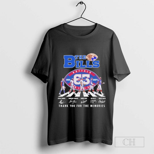 The Buffalo Bills Abbey Road 65th Anniversary 1929-2024 T-Shirt