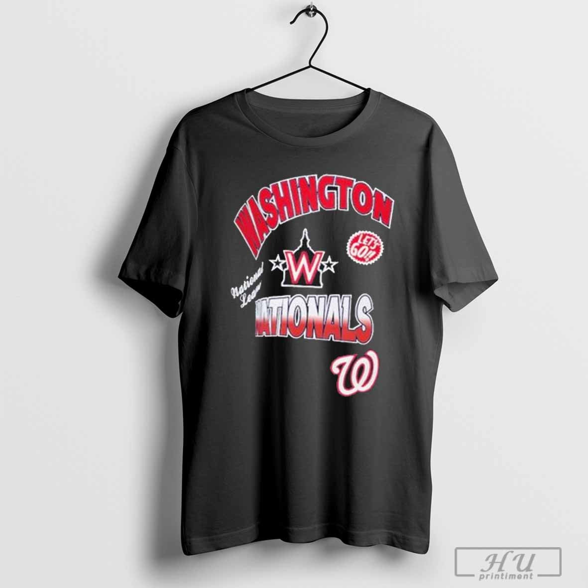 Washington Nationals Pro Standard Turn It Up Dropped Shoulder T-Shirt