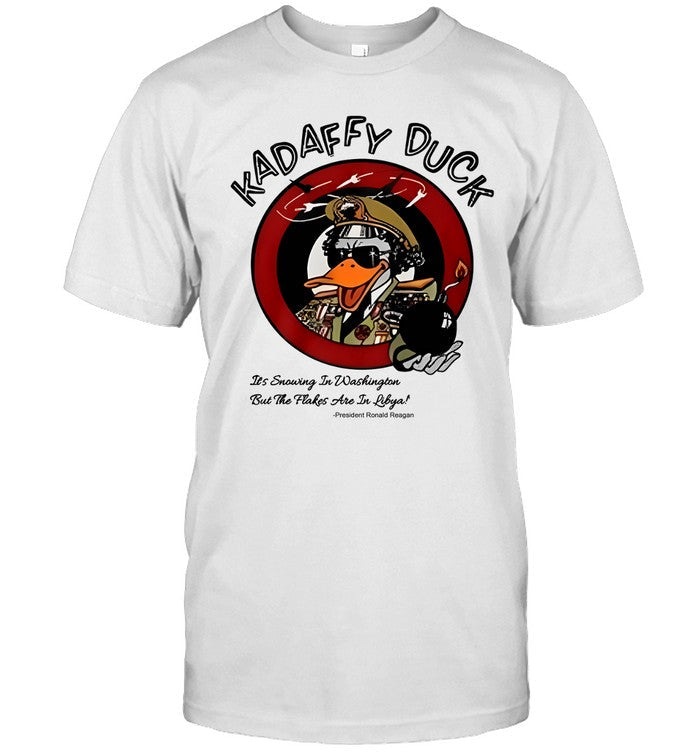 Kadaffy Duck Ronald Reagan Shirt