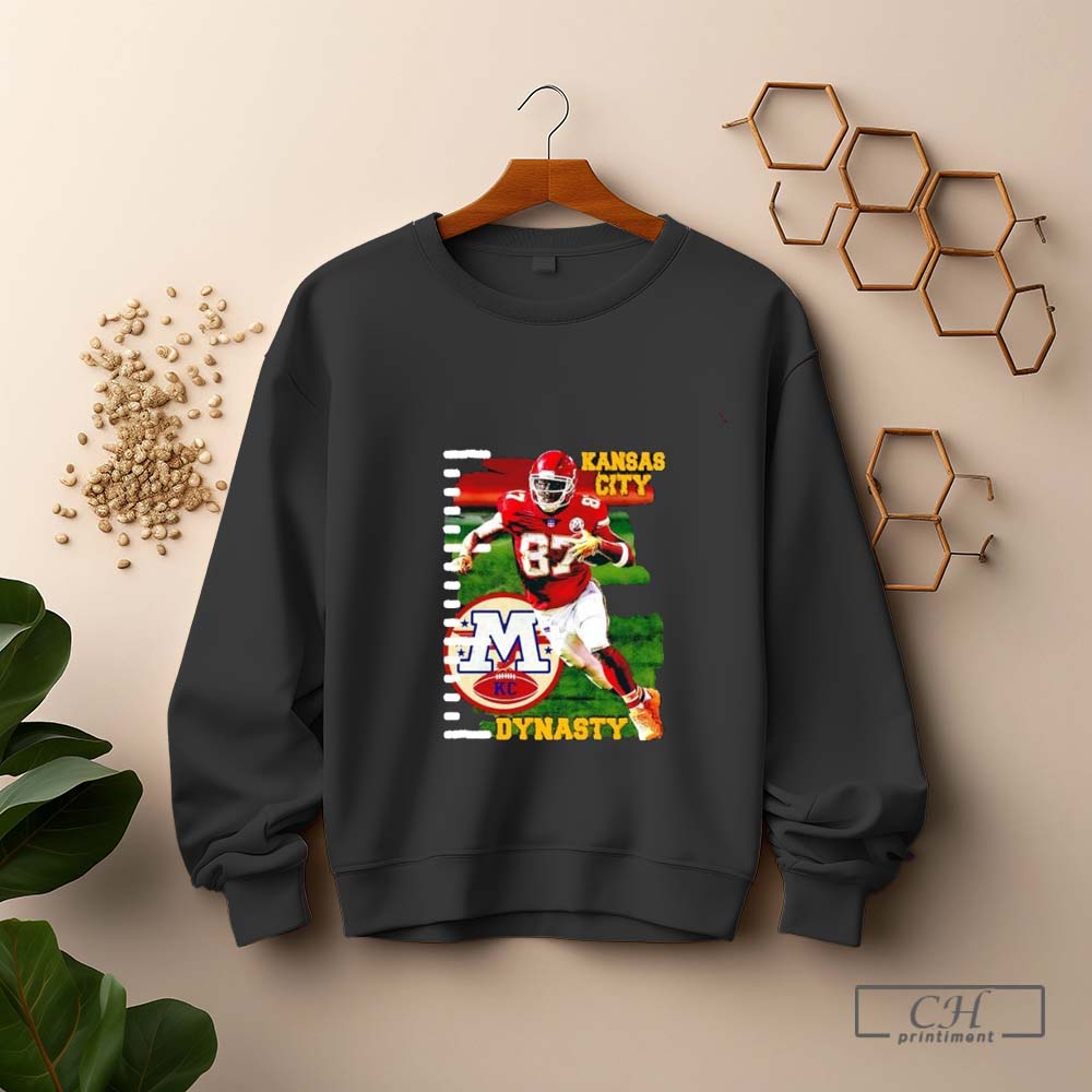 Travis Kelce Kansas City Chiefs No. 87 Dynasty shirt