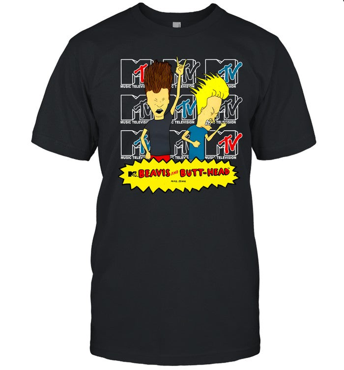 Beavis And Butthead Shirt Rockin Out On Mtv Limited
