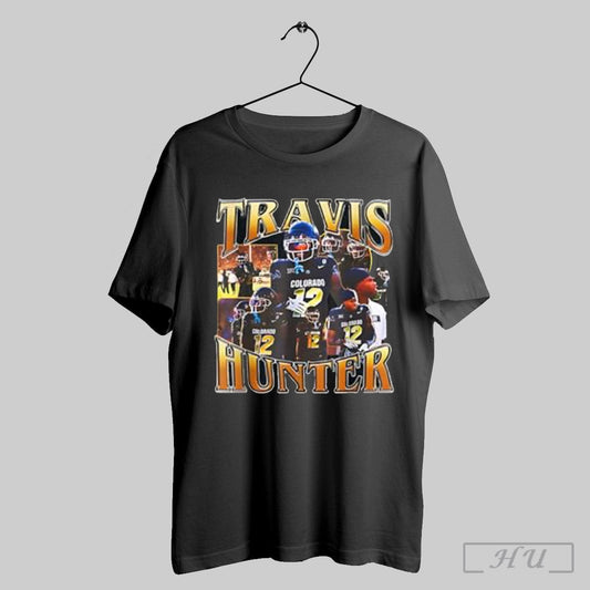 Travis Hunter Design 90s Graphic Funny T Shirt