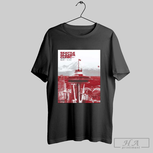 Washington State Cougars Football Seattle Glazier Clinic 2 21 2 22 2025 Poster T Shirt