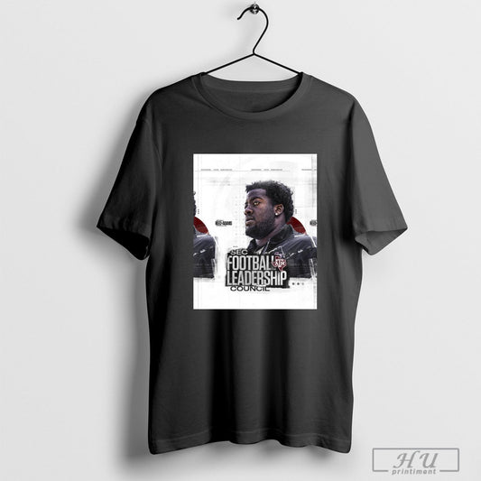 Trendy Poster Armaj Reed Adams Offensive Line Sec Football Leadership Council Texas Am Aggies 2025 T Shirt