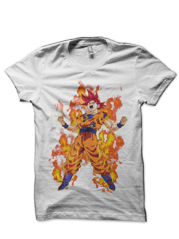 Dragon Ball Z White T-Shirt Style002
