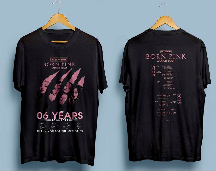 Blackpink Born Pink Double Side T-Shirt