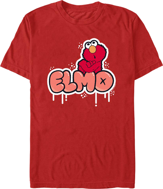 Elmo Graffiti Sesame Street T-Shirt