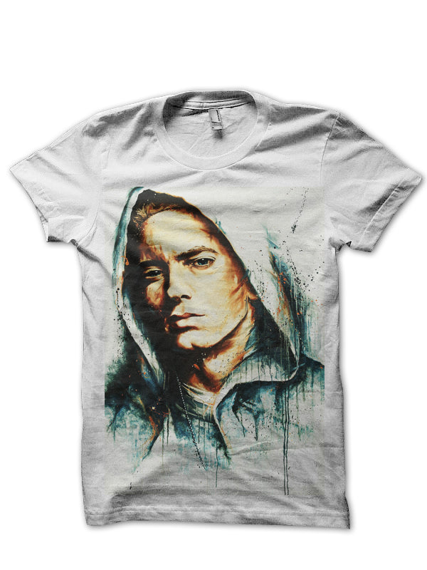 Eminem White T-Shirt Style001