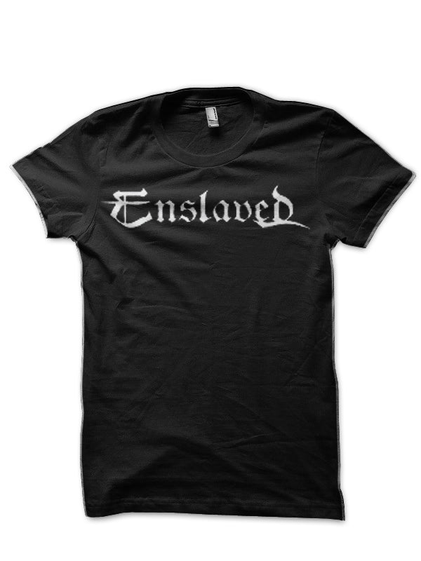 Enslaved Black T-Shirt Style001