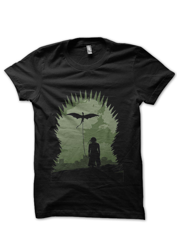 Game Of Thrones Black Half Sleeve T-Shirt Style009