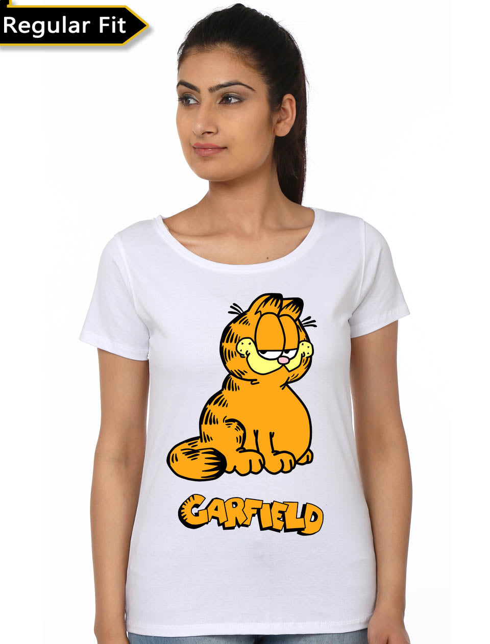 Garfield White Girls T-Shirt