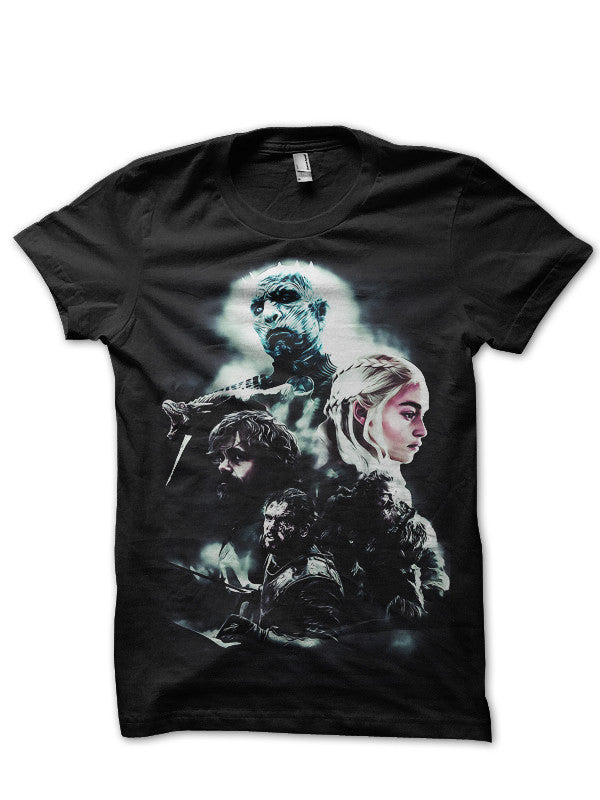 Game Of Thrones Final Battle Black T-Shirt